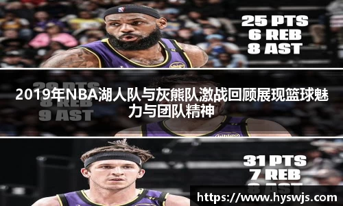 2019年NBA湖人队与灰熊队激战回顾展现篮球魅力与团队精神